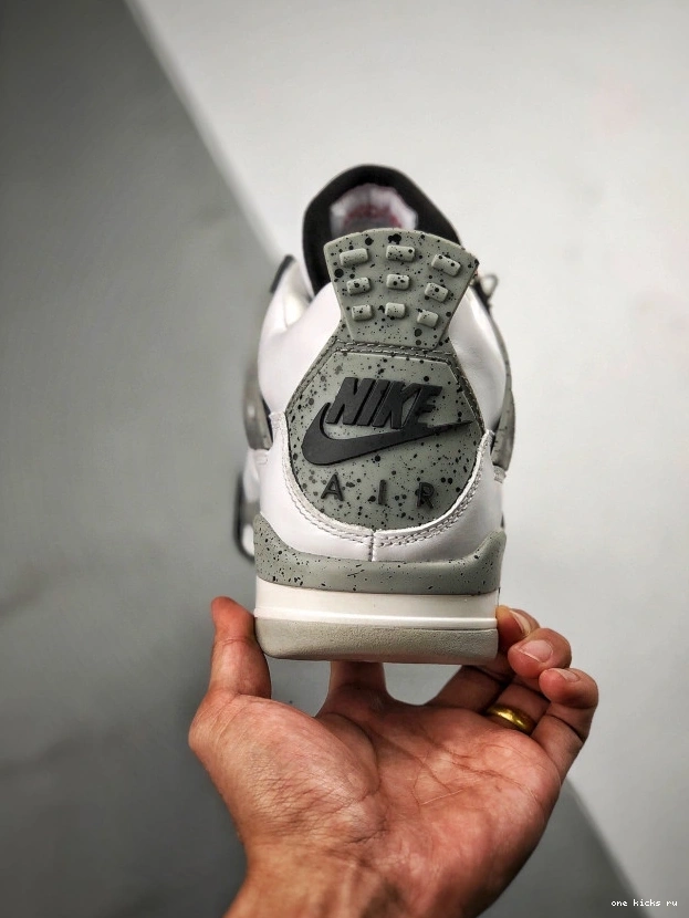 Rep (nike) OG White Jordan 840606-192 Cement Air 4 0703